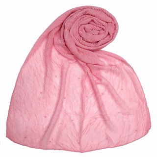 Premium Crush Diamond Stole - Puce Pink